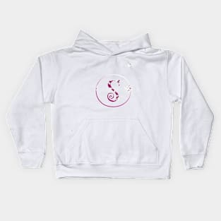 Monogram fairy flowers, letter S Kids Hoodie